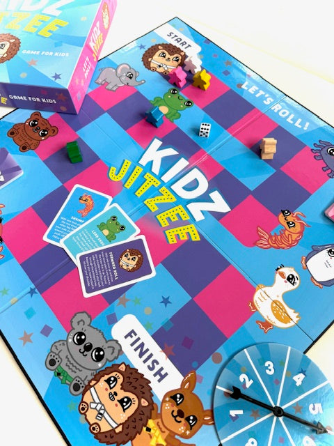 Kidz Jitzee (kids interactive board game)